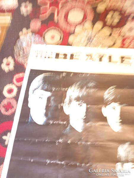 1964 'Meet The Beatles!' Official American Album Promotional Poster by Capitol Records