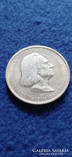 EMLÉK  EZÜST 2  PENGŐ  LISZT FERENC SZÉP  DARAB