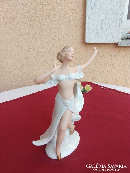 Wallendorfi táncos nő,,balerína,,23 cm,,,Minimál ár nélkül..