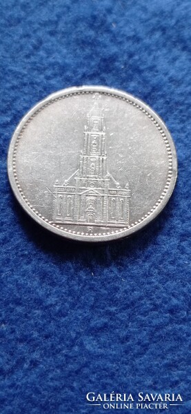 Templomos .900 ezüst 5 birodalmi márka 1934 A