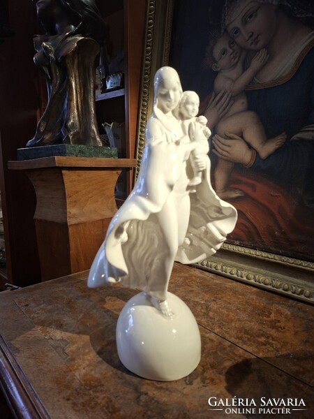 WIENER WERKSTATTE KERÁMIA MADONNA 1923. 41-ES FORMASZÁM