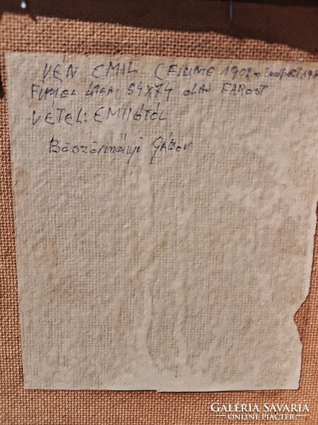 NAGYMÉRETŰ VÉN EMIL KORAI FIUME FESTMÉNY