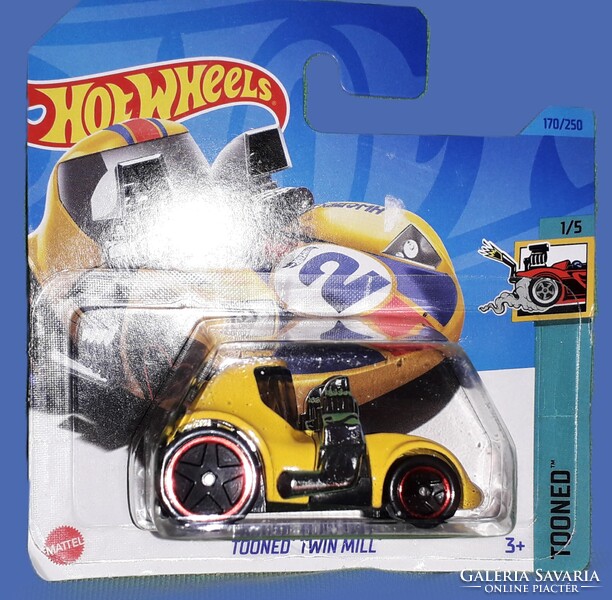 2023. MATTEL - HOT WHEELS - TOONED - TOONED TWIN MILL - 1 :64 fém kisautó a képek szerint