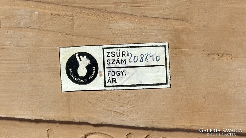 Hungarian Ceramic Wall Art by Mónika Laborcz / Wall Plaque