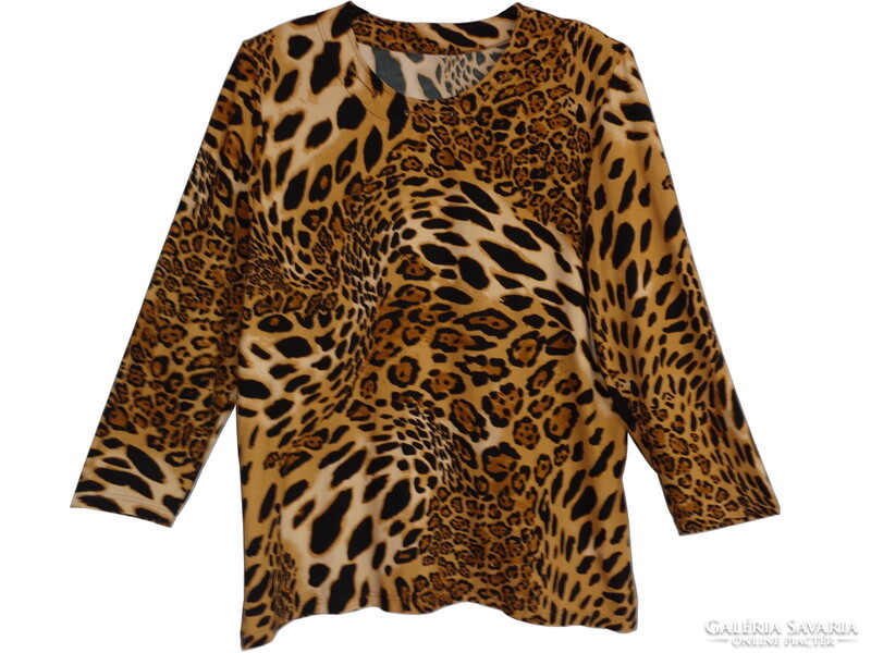 Rugalmas ocelot mintás tunika XXL-es 47
