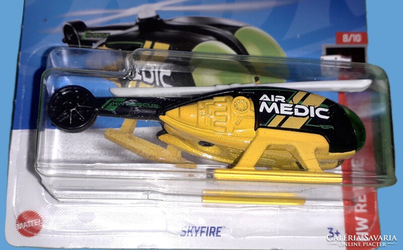 2023. MATTEL - HOT WHEELS - HW RESCUE - SKYFIRE - 1 :64 fém helikopter/ kisautó a képek szerint