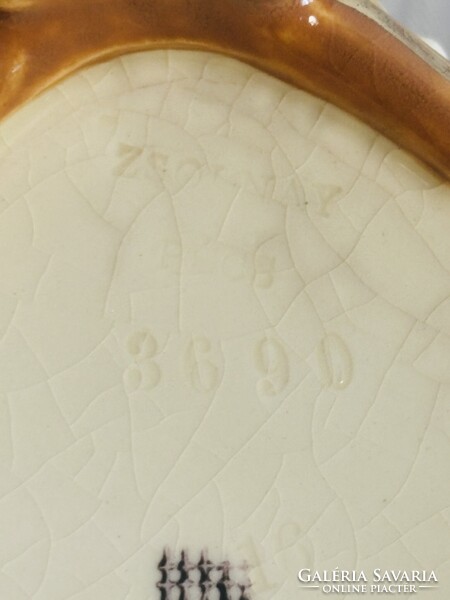 Zsolnay pierced vase from the bamboo series circa 1890