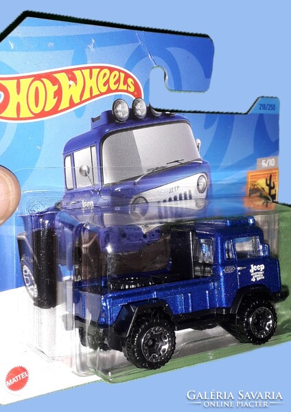 2023. MATTEL - HOT WHEELS - '57 Jeep FC, Baja Blazers - 1 :64 fém kisautó a képek szerint