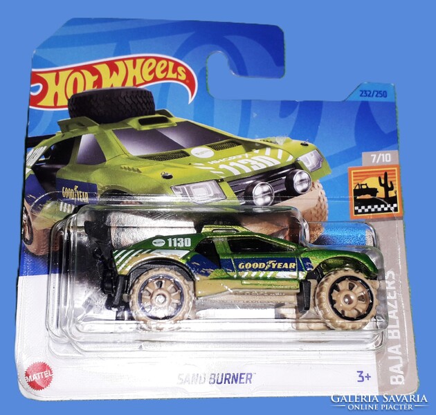 2023. MATTEL - HOT WHEELS - BAJA BLAZERS - SAND BURNER - 1 :64 fém kisautó a képek szerint