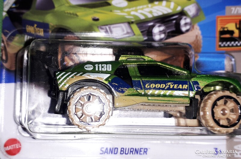 2023. MATTEL - HOT WHEELS - BAJA BLAZERS - SAND BURNER - 1 :64 fém kisautó a képek szerint