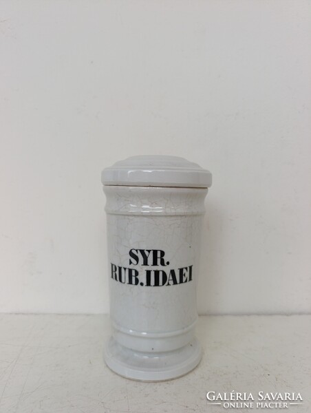 Antik patika tégely dekoráció gyógyszertár porcelán gyógyszer tartó orvosi eszköz 341 7408