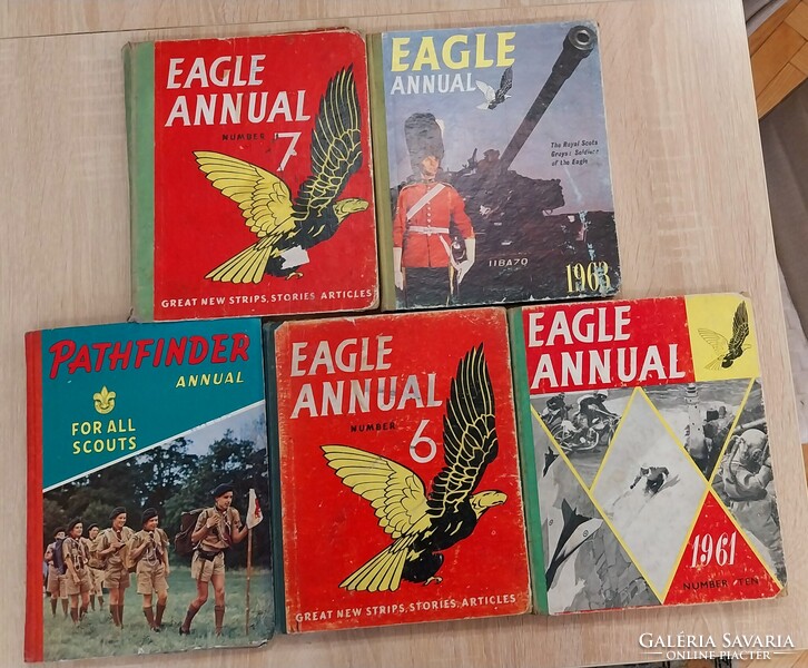 5DB EAGLE ANNUAL -KÉPREGÉNY,ÍRÁSOK, AZ 1960