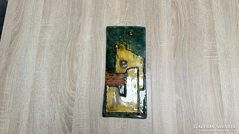 Hungarian Ceramic Wall Art by Mónika Laborcz / Wall Plaque