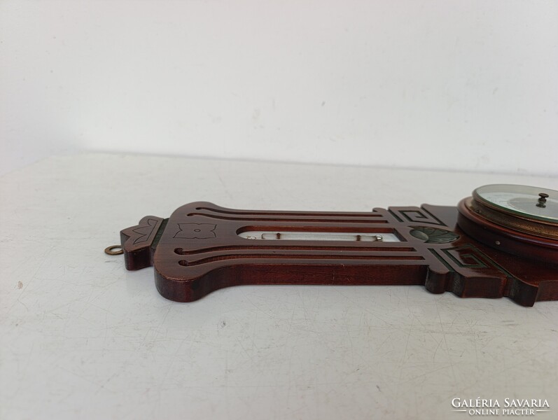 Antik barométer szecesszió jugendstil fali hőmérős barométer nem működő barometer 344 7415