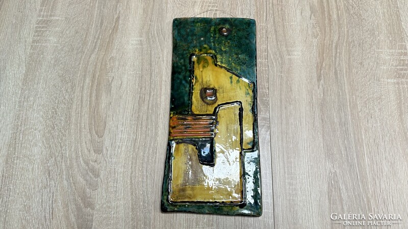 Hungarian Ceramic Wall Art by Mónika Laborcz / Wall Plaque