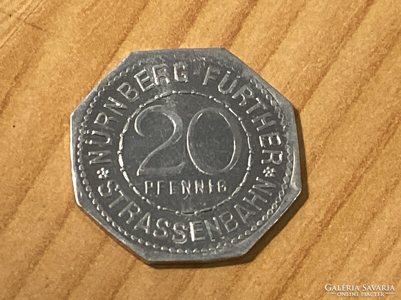 Német szükségpénz , 20 pfennig értékű. ( K12 )