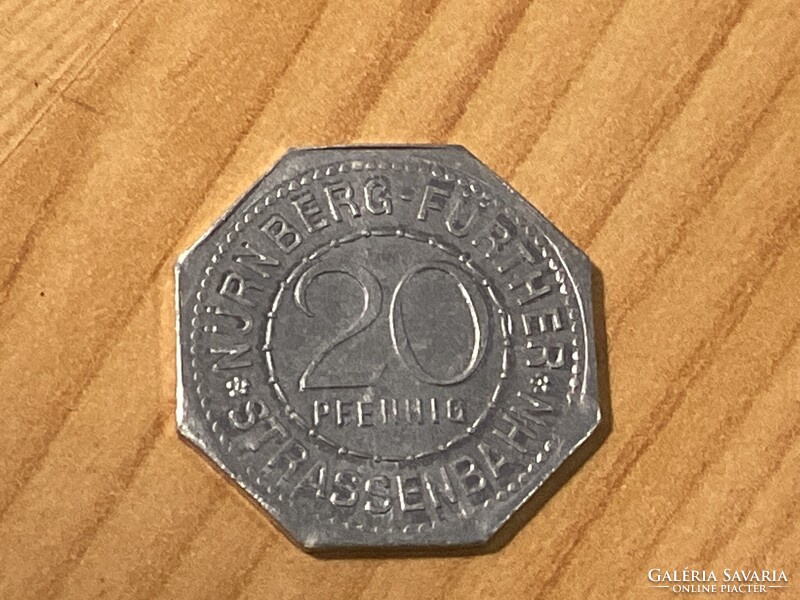 Német szükségpénz , 20 pfennig értékű. ( K13 )