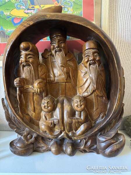 Fu Lu Shou (Tam Đa / Sanxing) statue