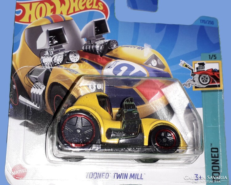 2023. MATTEL - HOT WHEELS - TOONED - TOONED TWIN MILL - 1 :64 fém kisautó a képek szerint
