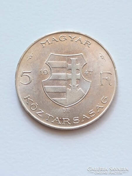 Kossuth ezüst 5 forint 1947.