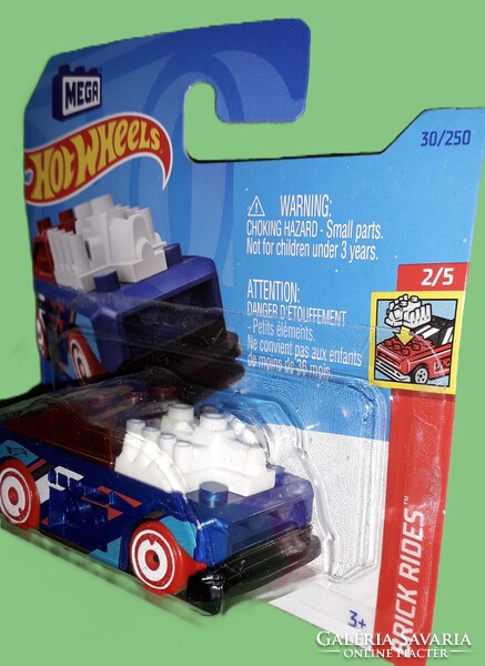 2023. MATTEL - HOT WHEELS - LEGO BRICK RIDES - CUSTOM SMALL BLOCK- 1 :64 fém kisautó a képek szerint