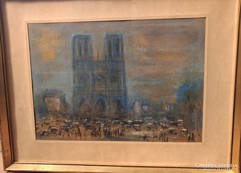 PAZAR RUZICSKAY FESTMÉNY PÁRIZS NOTRE DAME
