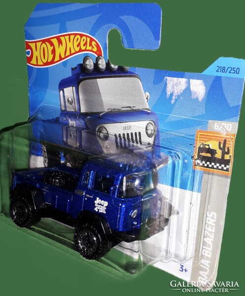 2023. MATTEL - HOT WHEELS - BAJA BLAZERS - '57 JEEP FC - 1 :64 fém kisautó a képek szerint 2.
