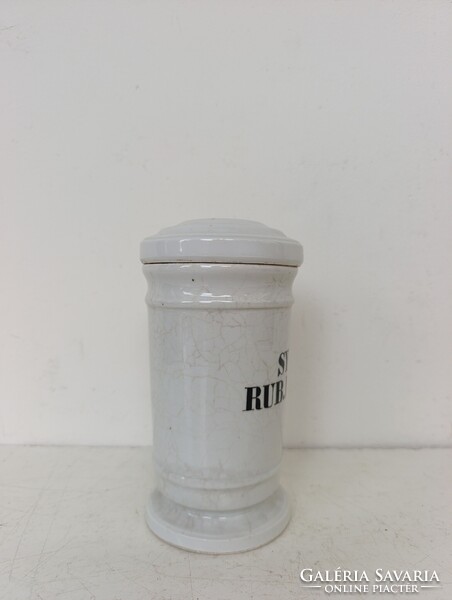 Antik patika tégely dekoráció gyógyszertár porcelán gyógyszer tartó orvosi eszköz 341 7408