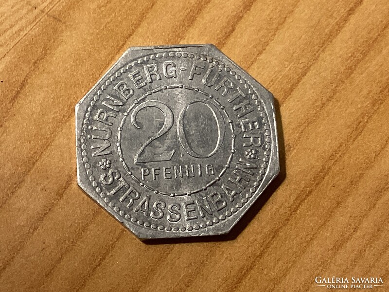 Német szükségpénz , 20 pfennig értékű. ( K19 )