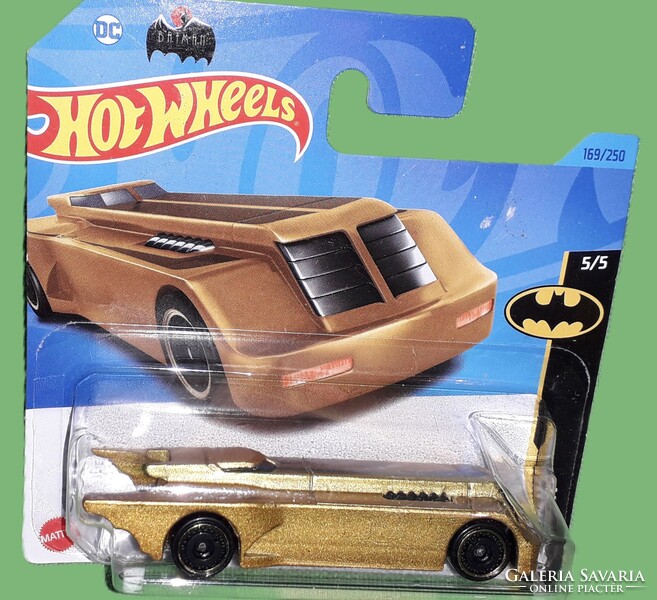 2023. MATTEL - HOT WHEELS - BATMAN - BATMOBILE ANIMATED SERIES - 1 :64 fém kisautó a képek szerint 2
