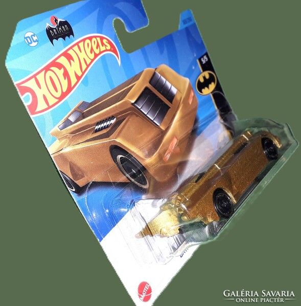 2023. MATTEL - HOT WHEELS - BATMAN - BATMOBILE ANIMATED SERIES - 1 :64 fém kisautó a képek szerint