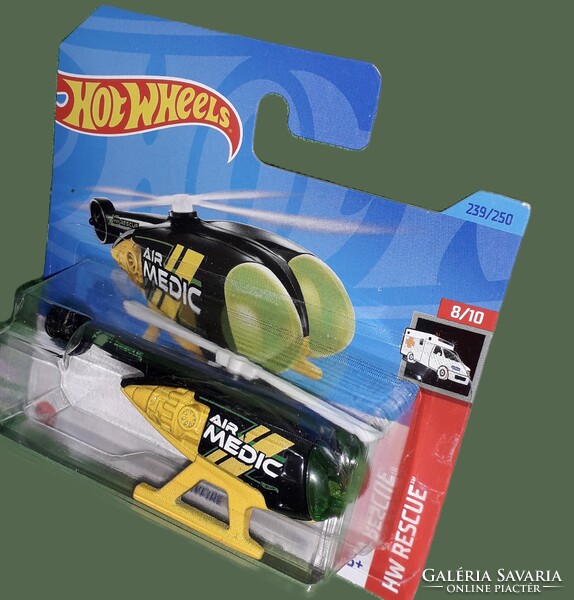 2023. MATTEL - HOT WHEELS - HW RESCUE - SKYFIRE - 1 :64 fém helikopter/ kisautó a képek szerint