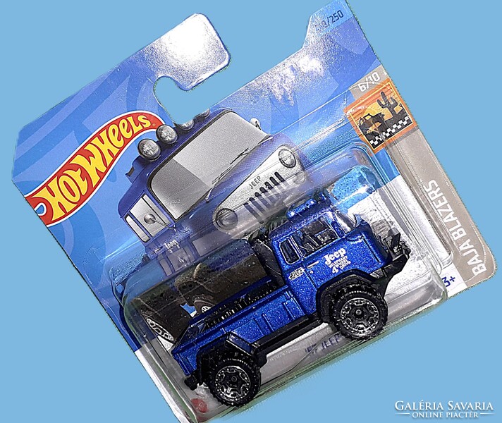 2023. MATTEL - HOT WHEELS - BAJA BLAZERS - '57 JEEP FC - 1 :64 fém kisautó a képek szerint 2.