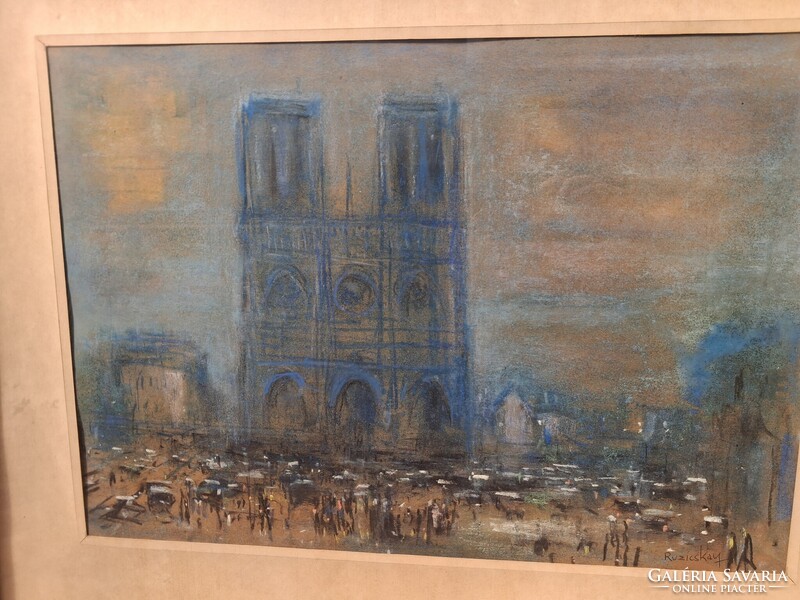 PAZAR RUZICSKAY FESTMÉNY PÁRIZS NOTRE DAME