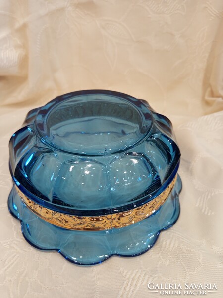 Antique Art Deco BROCKWITZ 'ARIADNE' Uranium Glass Bowl 1929