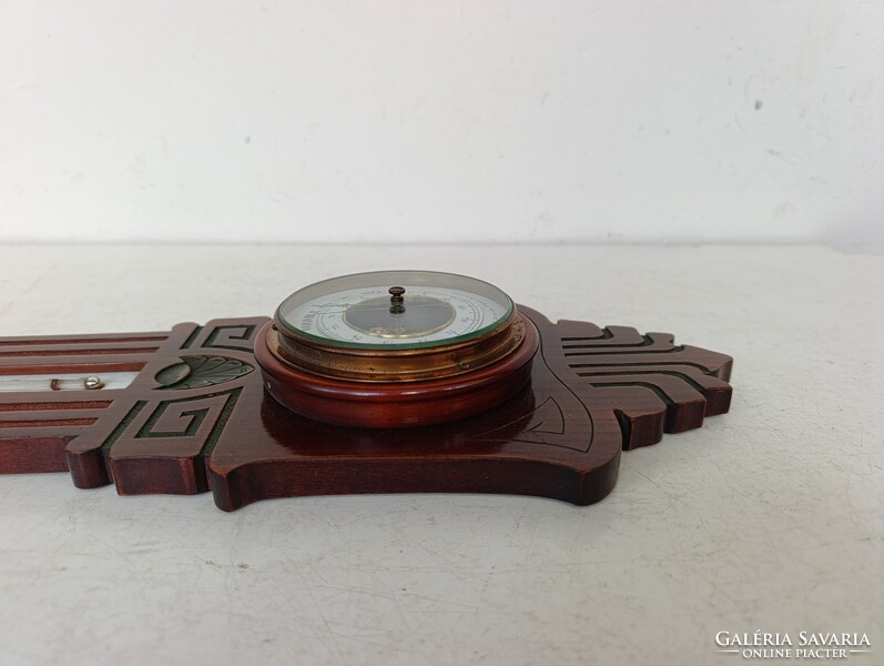 Antik barométer szecesszió jugendstil fali hőmérős barométer nem működő barometer 344 7415