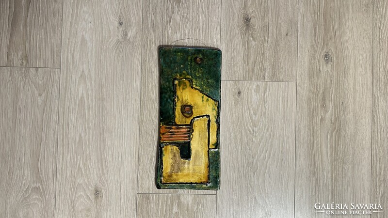 Hungarian Ceramic Wall Art by Mónika Laborcz / Wall Plaque
