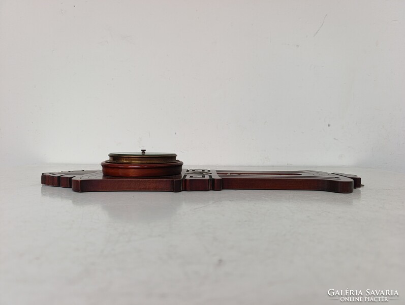 Antik barométer szecesszió jugendstil fali hőmérős barométer nem működő barometer 344 7415