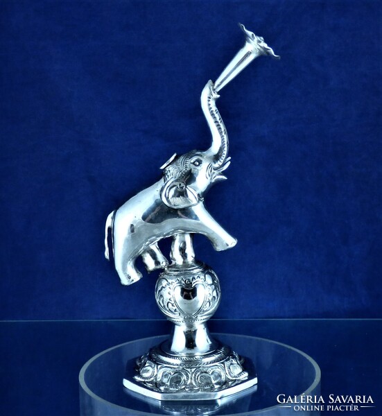 SPECIAL, ANTIQUE, SILVER PERFUME BOTTLE, RUSSIAN, CIRCA 1850!!!