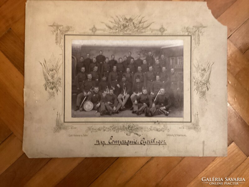 Katonafotó 1900 .