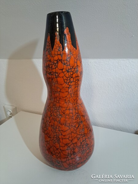 Csermák Ferenc 46cm piros váza