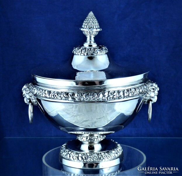 STUNNING ANTIQUE SILVER BONBONNIERE, NAPLES, CIRCA 1830!!!