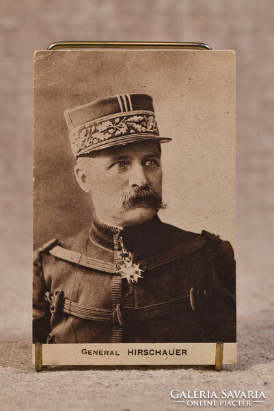 Régi képeslap General Hirschauer Franciaország katonai téma XX. század eleje