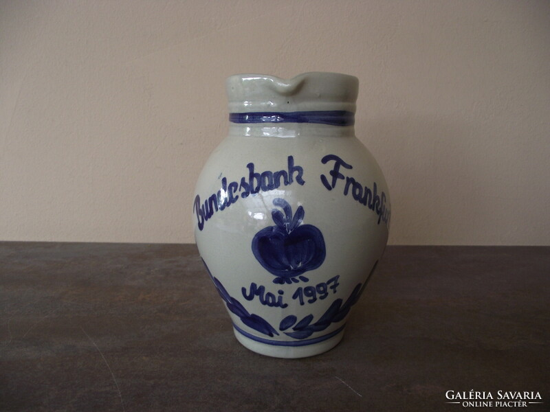 Bundesbank Frankfurt 1997 kerámia köcsög