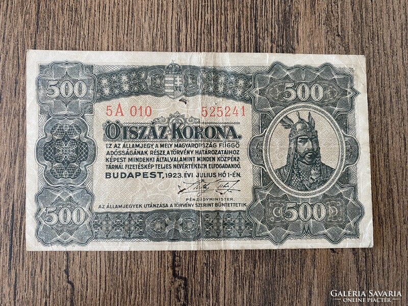 500 Korona 1923 VG