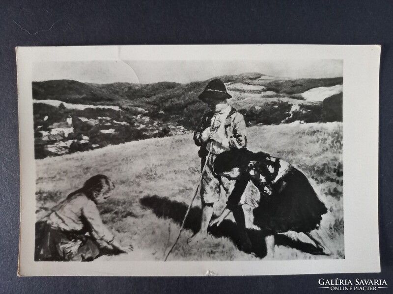 Buják – népviseletes jelenet – Üdvözlet Bujákról – 1961
