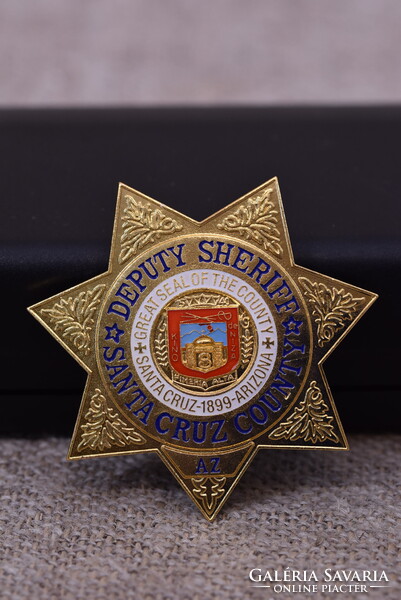 Militária Sheriff Santa Cruz County Arizona AZ jelvény replika USA