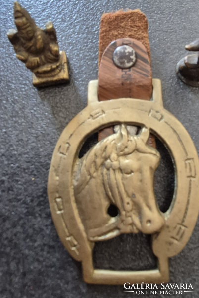 Copper alloy lucky horse shoe