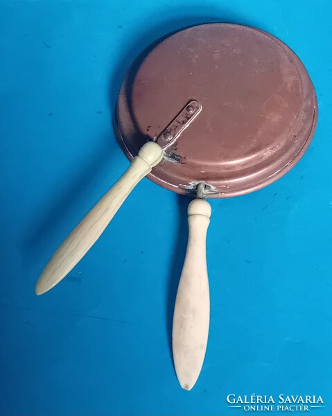 Copper Coffee Roaster with Bone Handle