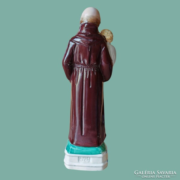 Páduai Szent Antal porcelán szobor – vallási porcelán kegytárgy